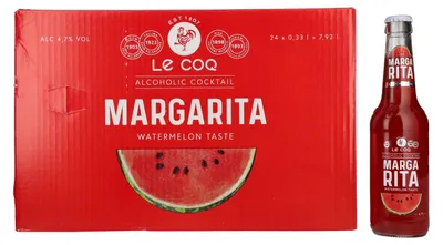 Image de Le Coq MARGARITA 4,7% Vol. 24x0,33l
