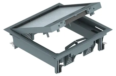 Obrázok produktu pre OBO Bettermann servisná zásuvka GES4-2U10T 7011 železná sivá (7405145)
