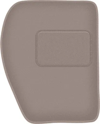Produktbild von Fahrerfußmatte Velours beige passend für Land Rover Discovery I (1989-1998, Feld) – mit Befestigungen – passgenau