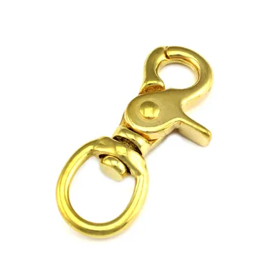 Produktbild von Scherenkarabiner 72 x 30mm 3/4" Zoll mit Wirbel Gurtbreite 20mm Karabiner