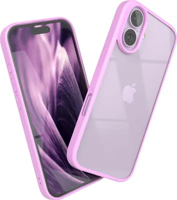 Produktbild von EAZY CASE Clear Hybrid Bumper Hülle für Apple iPhone 17, Handyhülle stoßfest mit Kameraschutz, Handycase dünn in Lila