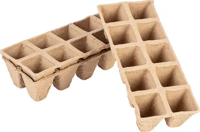 Obrázek produktu pro VERTO květináče 22 x 8,5 cm - praktická sada 10 ks - z rašeliny