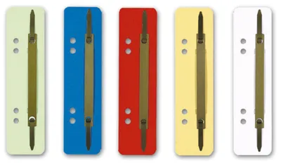 Image de Exacompta 250x bandes de classement carton double perforation A4 assorties 427000B