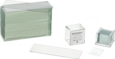Image de BRESSER Lames porte-objets/Lamelles couvre-objets 50/100 piéces