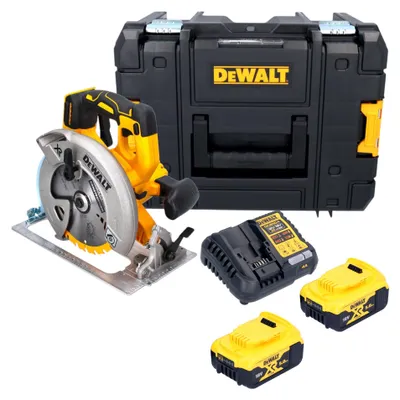 Obrázek produktu pro DeWALT DCS570P2-QW, Kov, Plast, Dřevo, Stříbrná, Žlutá, Hliník, 18,4 cm, 5500 ot/min, 1,6 cm