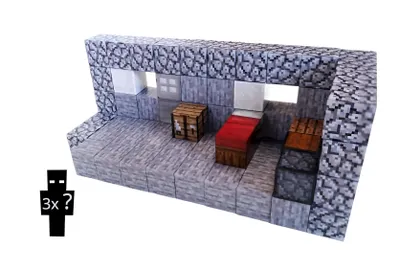 Zdjęcie produktu dla Magnetyczny zestaw konstrukcyjny Minecraft „Pracownia rzemieślnicza” – 83 elementy