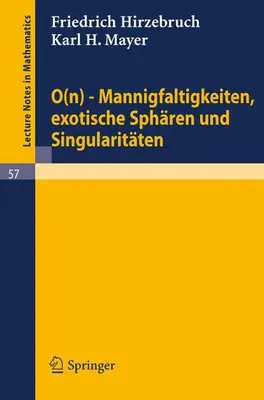 Immagine prodotto di 0(n) - Mannigfaltigkeiten, exotische Sphären und Singularitäten