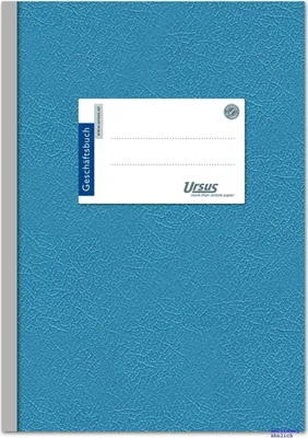 Produktbild von Geschäftsbuch A5 70g/qm Hartpappe 96 Blatt kariert Packung mit 10 Stück