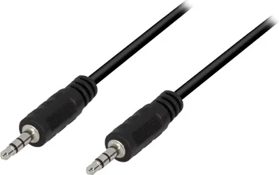 Produktbild von Logilink Audiokabel 1x 3,5mm -> 1x 3,5mm St/St  3.00m bk