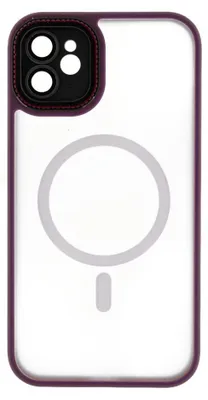 Image de Elite iPhone compatible avec MagSafe Étui avec protection pour appareil photo compatible avec iPhone 11 Pro Violet
