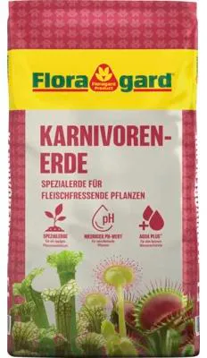 Produktbild von Karnivorenerde Floragard für fleischfressende Pflanzen 5 L