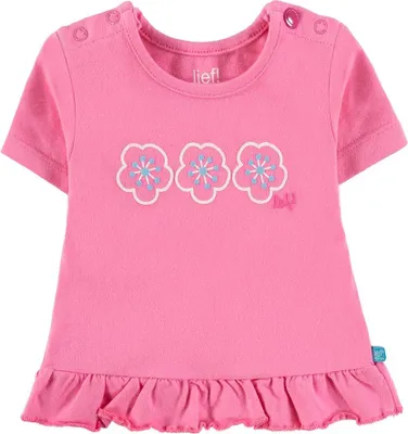 Produktbild von Baby Mädchen Kurzarmbluse mit Blumen, rosa Lief