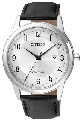 Produktbild von Citizen Sports Uhr Herrenuhr Lederarmband Datum schwarz