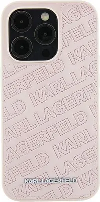 Obrázek produktu pro KARL LAGERFELD pouzdro passend für IPHONE 15 Plus KLHCP15MPQKPMP (Quilted Pattern) růžové