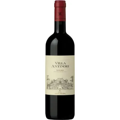 A bottle of red wine on a white background.