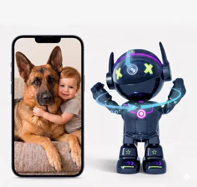 Produktbild von WLAN Überwachungskamera Innen, 4MP, schwenkbar, 2,4/5 GHz, Baby- und Haustierüberwachung