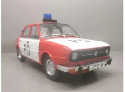 Obrázok produktu pre Škoda 105 L (1977) Protipožiarna ochrana Triple9 1:18