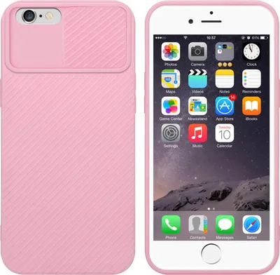 Produktbild von Cadorabo Hülle für Apple iPhone 6 PLUS / 6S PLUS Schutz Hülle in Rosa Handyhülle TPU Etui Case Cover Kameraschutz