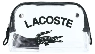 Zdjęcie produktu dla LACOSTE Kosmetyczka Double Make Up Pouch, przezroczysta, w kolorze sinople