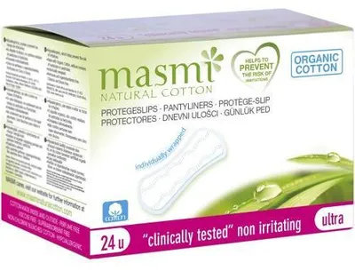 Produktbild von Bio Slipeinlagen ultra 100% Baumwolle Masmi 24 St