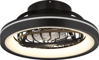 Immagine prodotto di Ventilatore a soffitto LED RGB, telecomando, dimmerabile, D 48 cm