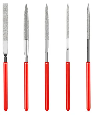 Produktbild von Set mit 5 Mini-Diamantfeilen für präzise Metall- und Holzarbeiten