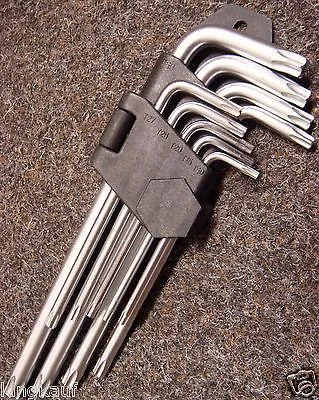 Productafbeelding van 10-delige TORX-sleutelsset / €9,27TORX, TORX-set, sleutels, sets, hoeksleutel