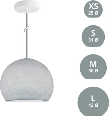 Immagine prodotto di Creative-Cables Lampada a sospensione con paralume Cupola
