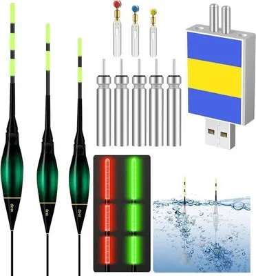 Zdjęcie produktu dla LED-Dobbers Beetverklikkers do wędkowania z czujnikiem Zwaartekrachts i podstawą 12 g/18 g/22 g