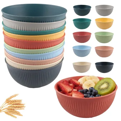 Plastikschalen 800 ml, 10 Farben, mikrowellengeeignet, spülmaschinenfest