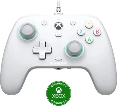 Image de Manette de jeu, joystick à effet Hall, câble de connexion, G7 SE Blanc