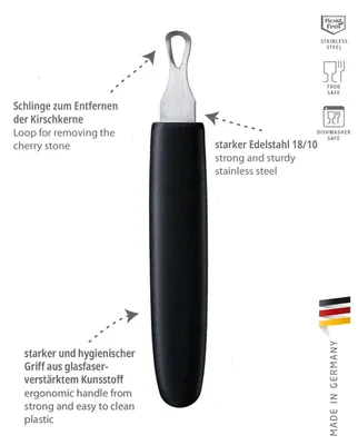 Kirschentkerner aus Edelstahl, professionell, spülmaschinengeeignet