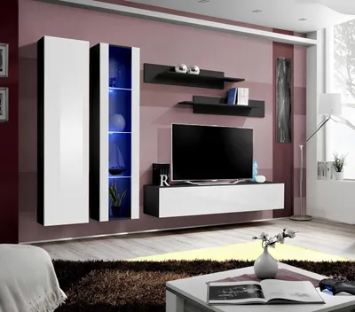 Produktbild von Wohnzimmer Möbel Wohnwand TV Ständer Komplette Einrichtung Moderne Design