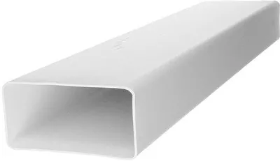 Obrázek produktu pro Plastový pravoúhlý potrubní konektor 110x55 mm, délka 1,5 m – pro odtah a přívod vzduchu v ventilačních systémech