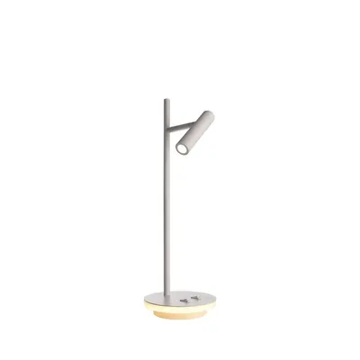 Immagine prodotto di Lampada da tavolo BRAHE, bianca H:45,5, Ø15cm, 470lm (346015)