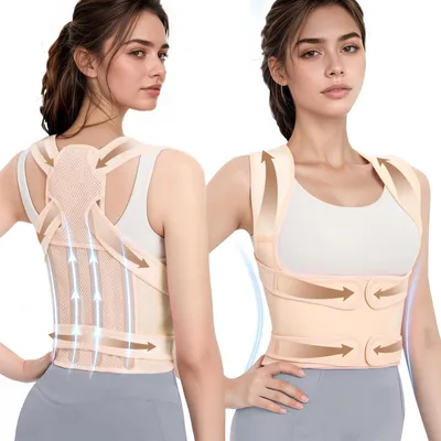 Image de Solidchoice - Correcteur de posture pour le dos, avec support réglable