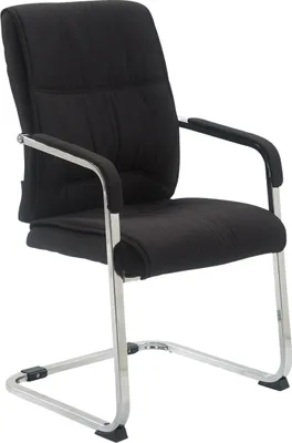 Produktbild von XL Besucherstuhl HLO-CP96 Stoff schwarz