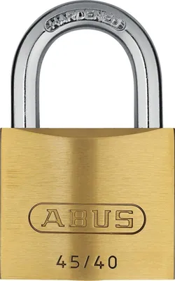 Produktbild von ABUS 118-258 Hängeschloss 45/40, messingfarben, 3-teilig (1 Set)