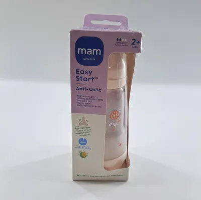 Produktbild von MAM Easy Start Anti Antiolic Trinkflasche SkinSoftTM Silikonsauger 2+ Monate Babyflasche