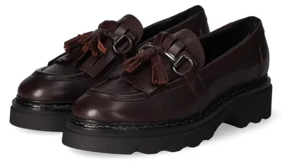 Produktbild von Kaerlek Damen Slipper Rot Glattleder Größe: 36
