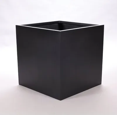 Produktbild von Elegant Einrichten | Pflanzkübel | Fiberglas | quadratisch | 70x70x70cm | elegant schwarz-matt.