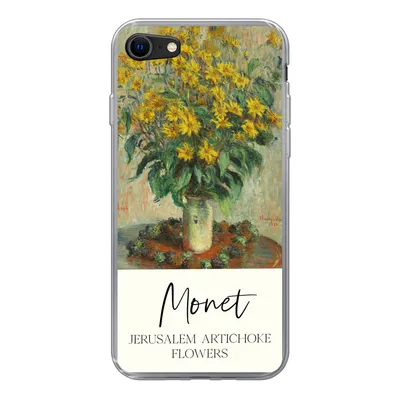 Produktbild von MuchoWow® Handyhülle Schutzhülle Hülle für iPhone 7 Alte Meister - Malerei - Monet Silikon Softcase Handy Hülle - Kartenhalter