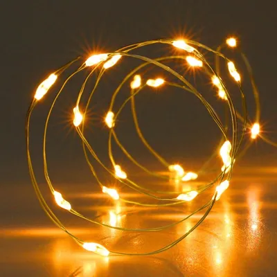 Obrázok produktu pre 100 LED rozprávkových svetiel - cca 4,95 m - zlaté