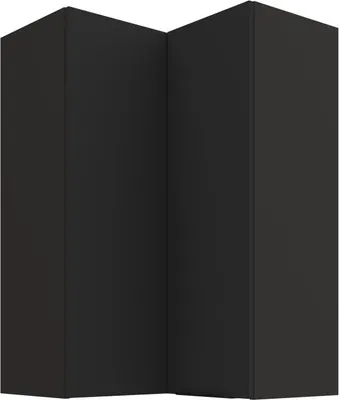 Obrázok produktu pre Vysoká rohová skrinka LUNARA 2 - 60x60 cm, čierna