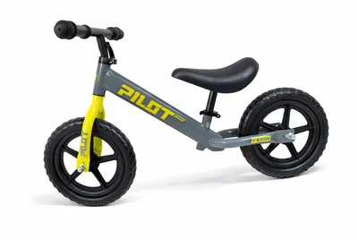 Image de Pilot Bike, draisienne 12 pouces pour enfants sans pédales, pour garçons à partir de 2 ans, gris Ferin