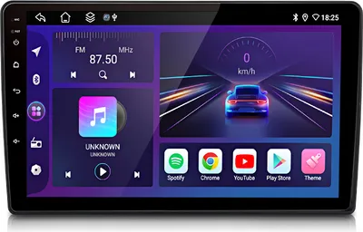 Image de Pour Skoda Fabia 2 2008-2013 10" Android 15 Carplay Android Auto Autoradio GPS NAVI WIFI BT USB FM RDS DSP 2 Go + 32 Go