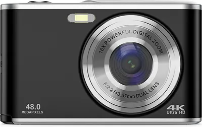 Obrázok produktu pre INF Digitálna kamera 4K 48MP 16x zoom webová kamera čierna