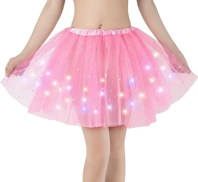 Produktbild von Tüllrock Damen glühen Tütü Erwachsene Teenager Tutu Party Ballett Tanzen Fancy Dress Kostüm