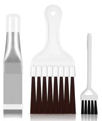 Image de Brosse de nettoyage à lamelles, lot de 3, pour climatiseurs, condenseurs et réfrigérateurs