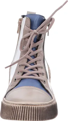 Produktbild von Gemini Damen Stiefelette Leder mehrfarbig Reißverschluss 333142-02, Größe:37 EU, Farbe:Grau